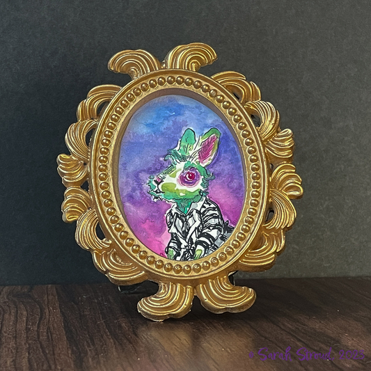 Tiny Bunnyjuice Painting