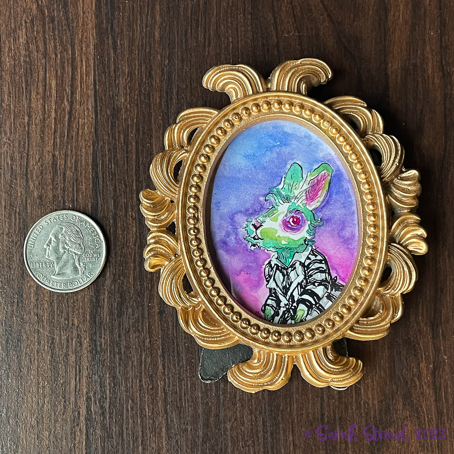 Tiny Bunnyjuice Painting