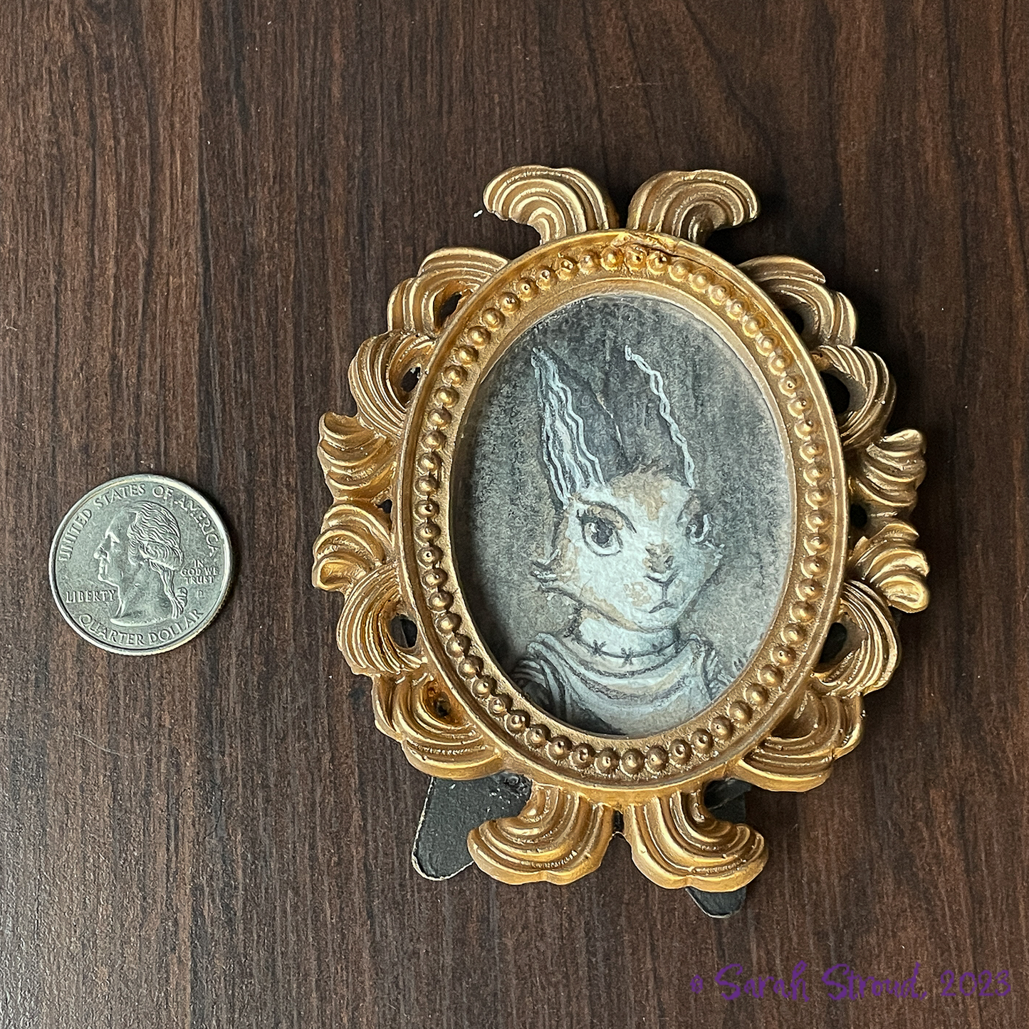 Tiny Bride of Frankenbun Painting