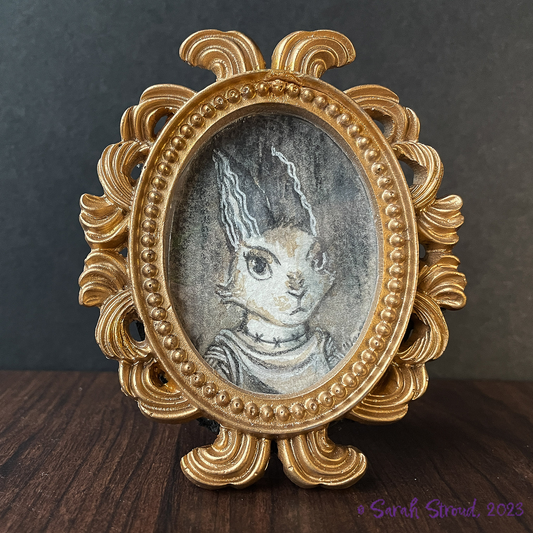 Tiny Bride of Frankenbun Painting